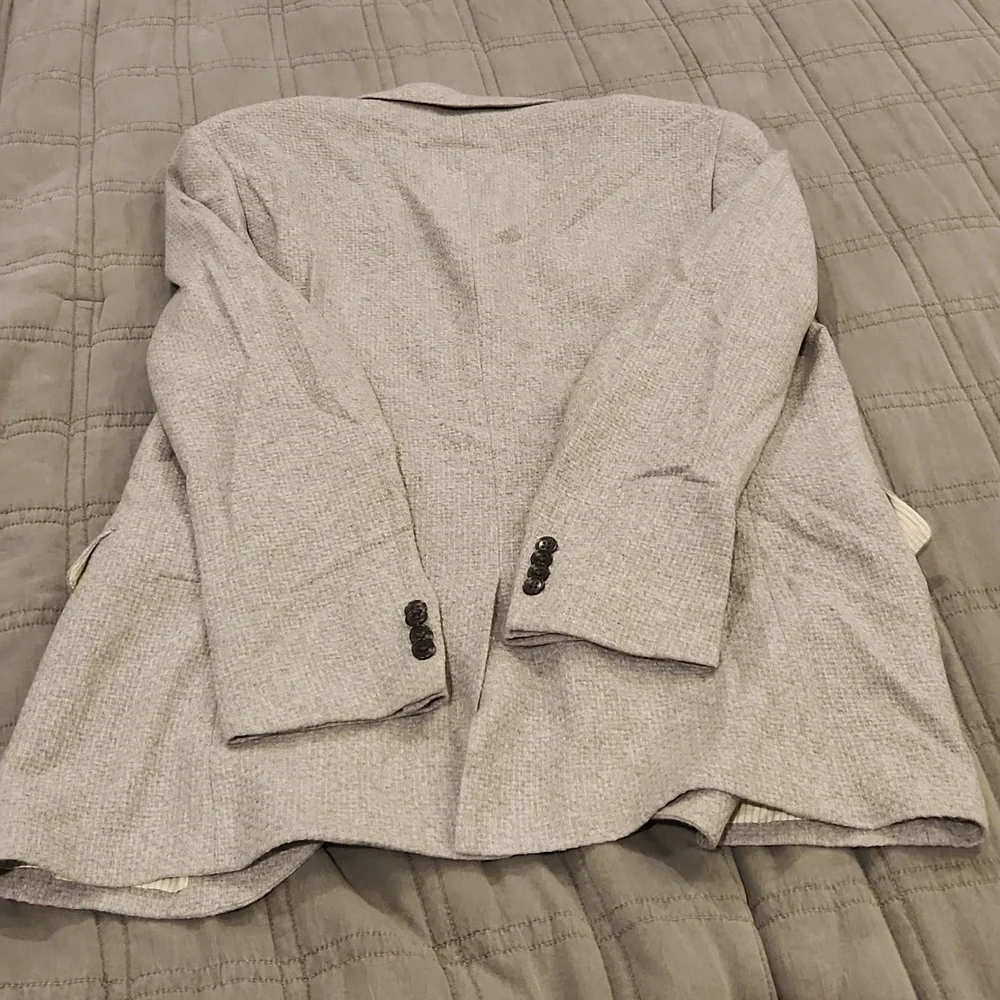 Club Monaco Heather Gray 100% Cashmere Sport Coat Size 42! New W/O Tags!